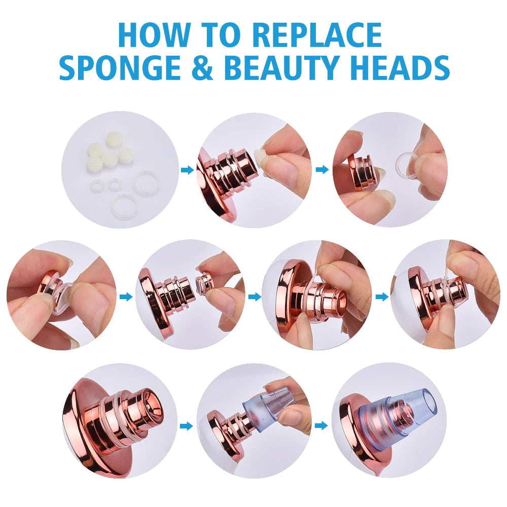 SILK ROLLA Blackhead Remover Vacuum Pore Cleaner Device