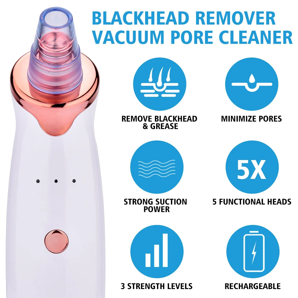 SILK ROLLA Blackhead Remover Vacuum Pore Cleaner Device
