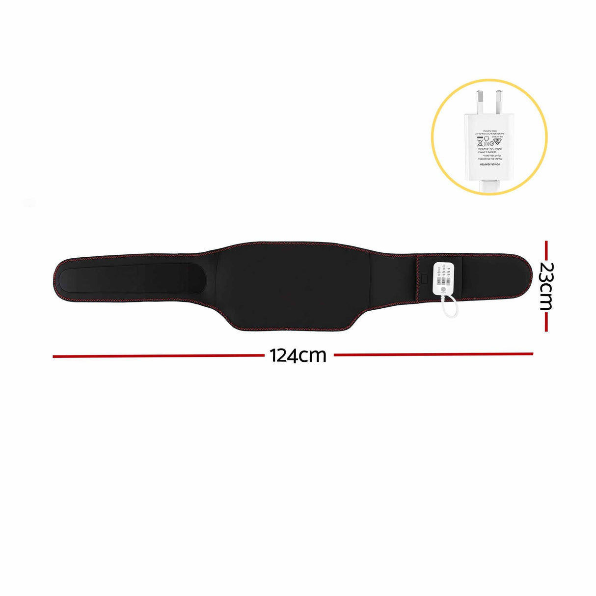 Heated Back Massager with Lumbar Support