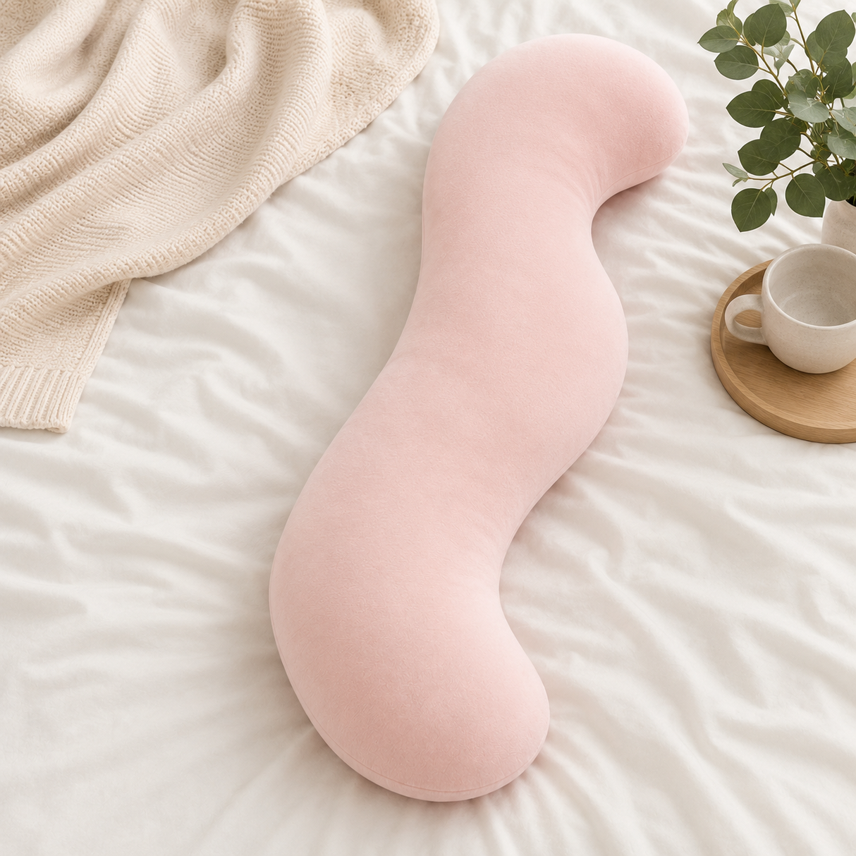 Body Pillow for Side Sleepers - Silk Rolla