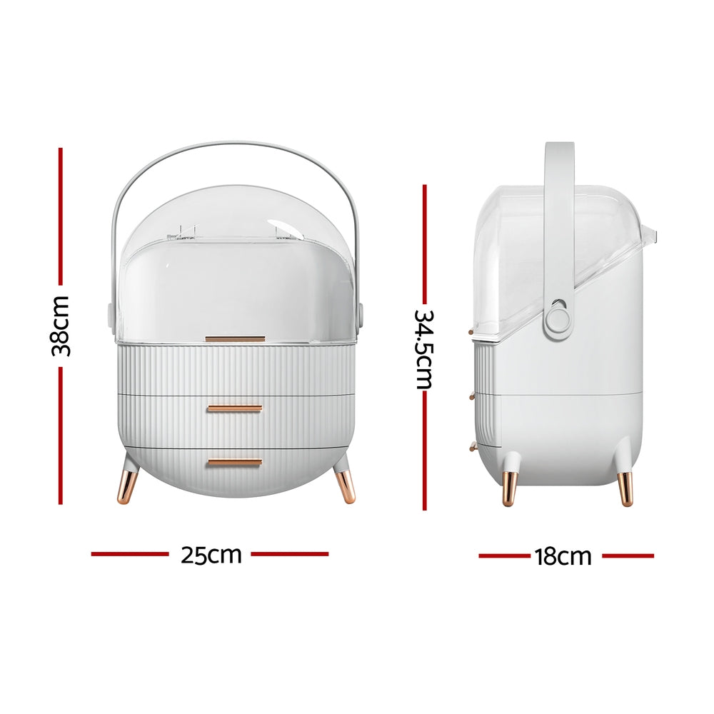 Professional Makeup Case - Portable Cosmetic Organiser