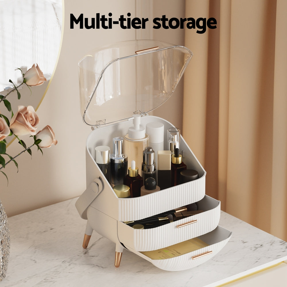 Professional Makeup Case - Portable Cosmetic Organiser