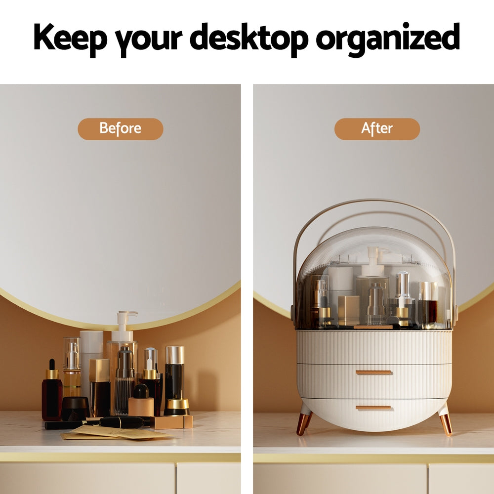 Professional Makeup Case - Portable Cosmetic Organiser