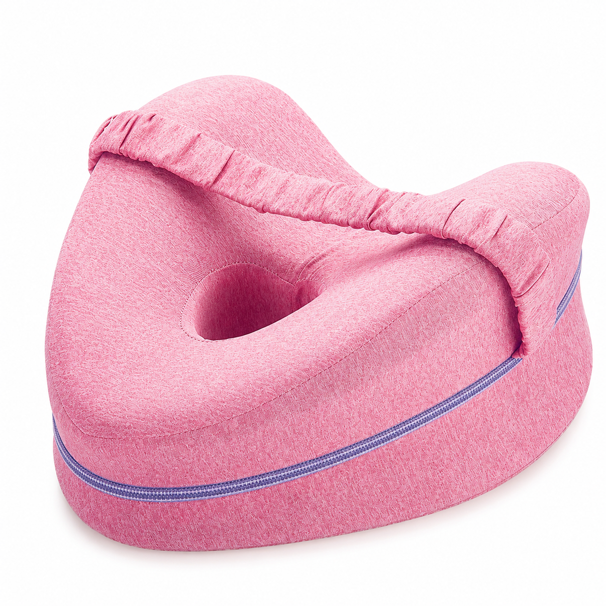 Orthopaedic Memory Foam Knee Pillow for Side Sleepers - Silk Rolla