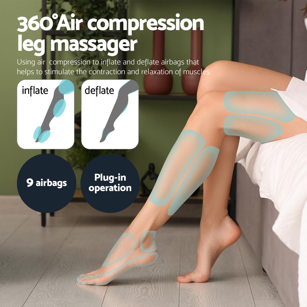 Air Compression Heated Foot & Leg Massager