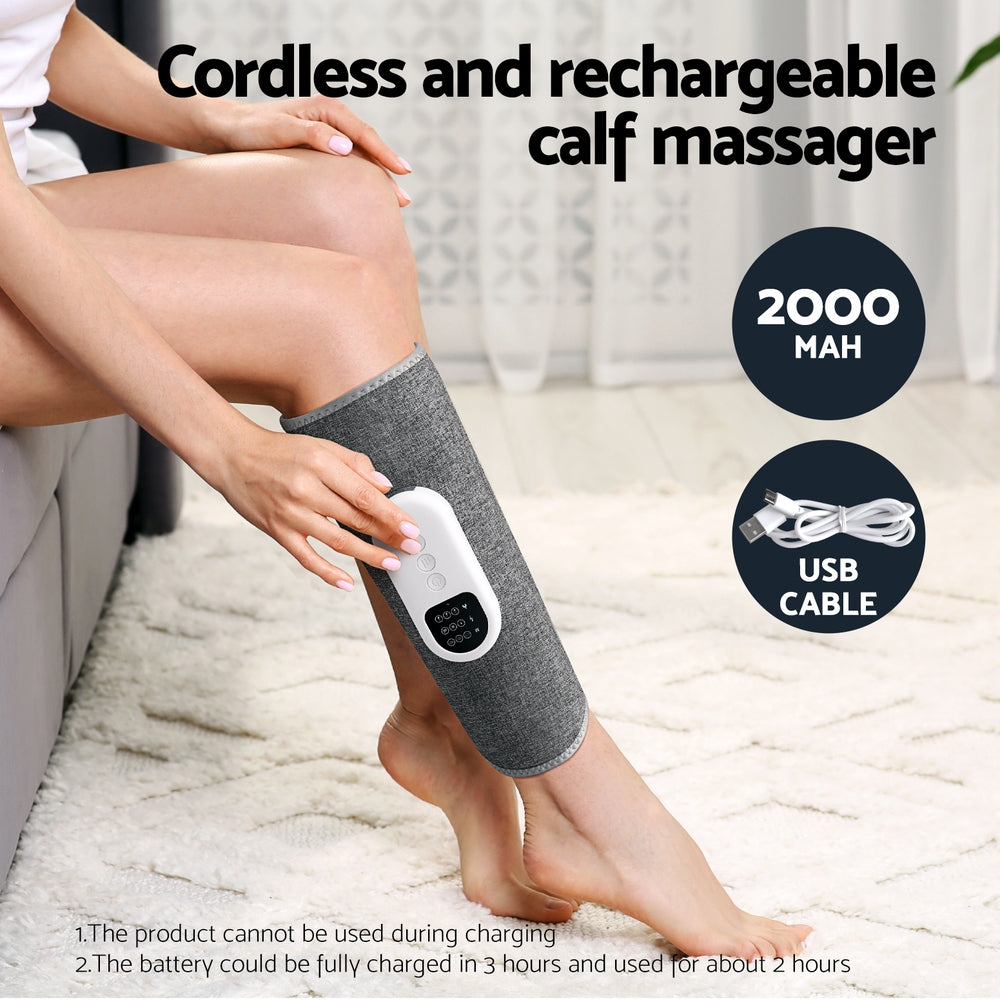 Heated Leg Massager with Air Compression Therapy
