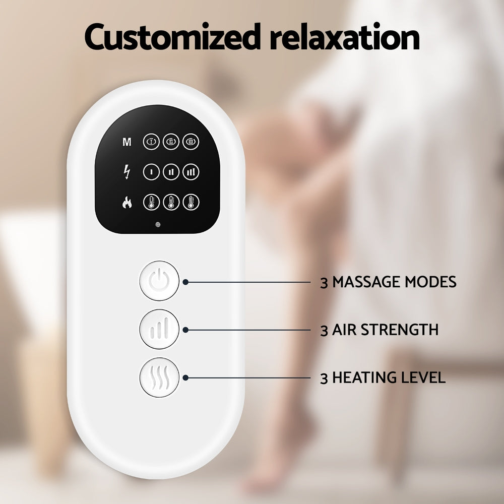 Heated Leg Massager with Air Compression Therapy
