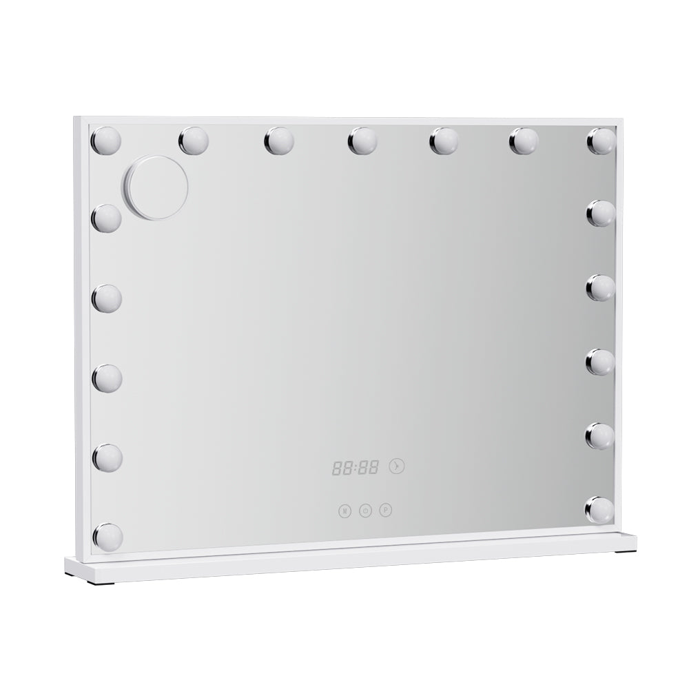 Embellir Makeup Mirror 80x60cm Hollywood Vanity with LED Light Tabletop