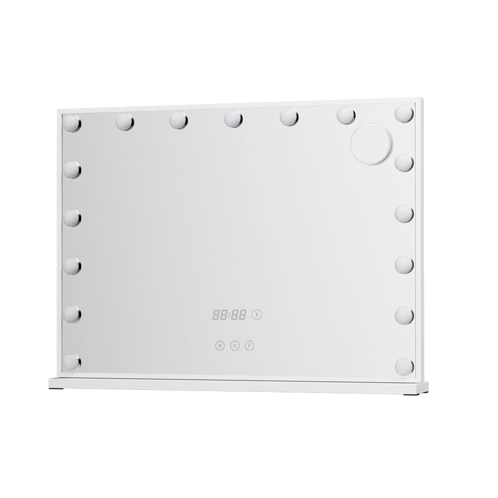 Embellir Makeup Mirror 80x60cm Hollywood Vanity with LED Light Tabletop