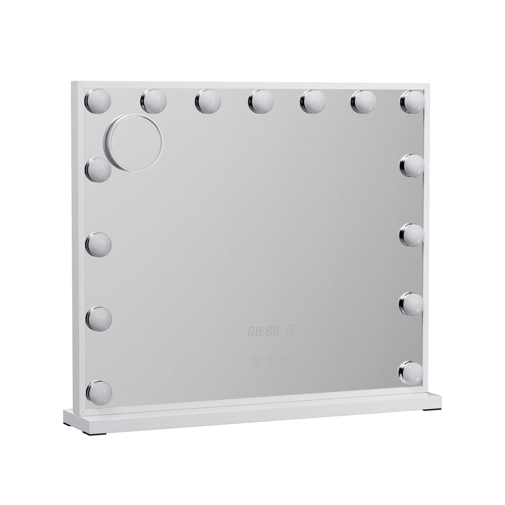Embellir Makeup Mirror 60x52cm Hollywood Vanity with LED Light Tabletop