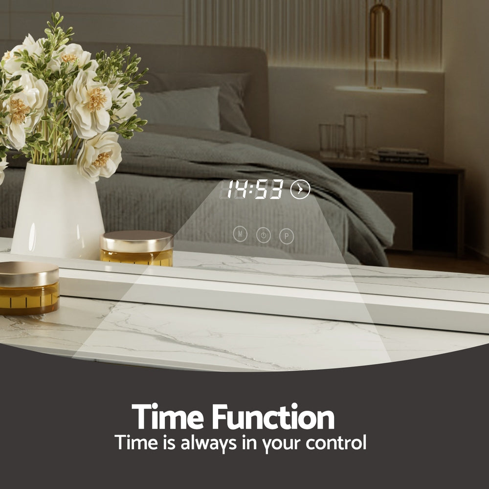 Embellir Makeup Mirror 60x52cm Hollywood Vanity with LED Light Tabletop