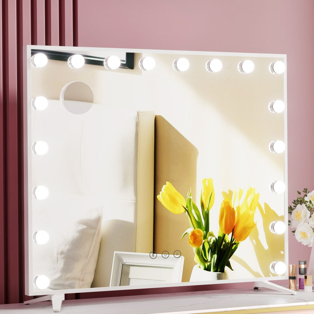 Embellir Hollywood Makeup Mirror 80x65cm 18 LED with Light Vanity Dimmable Wall