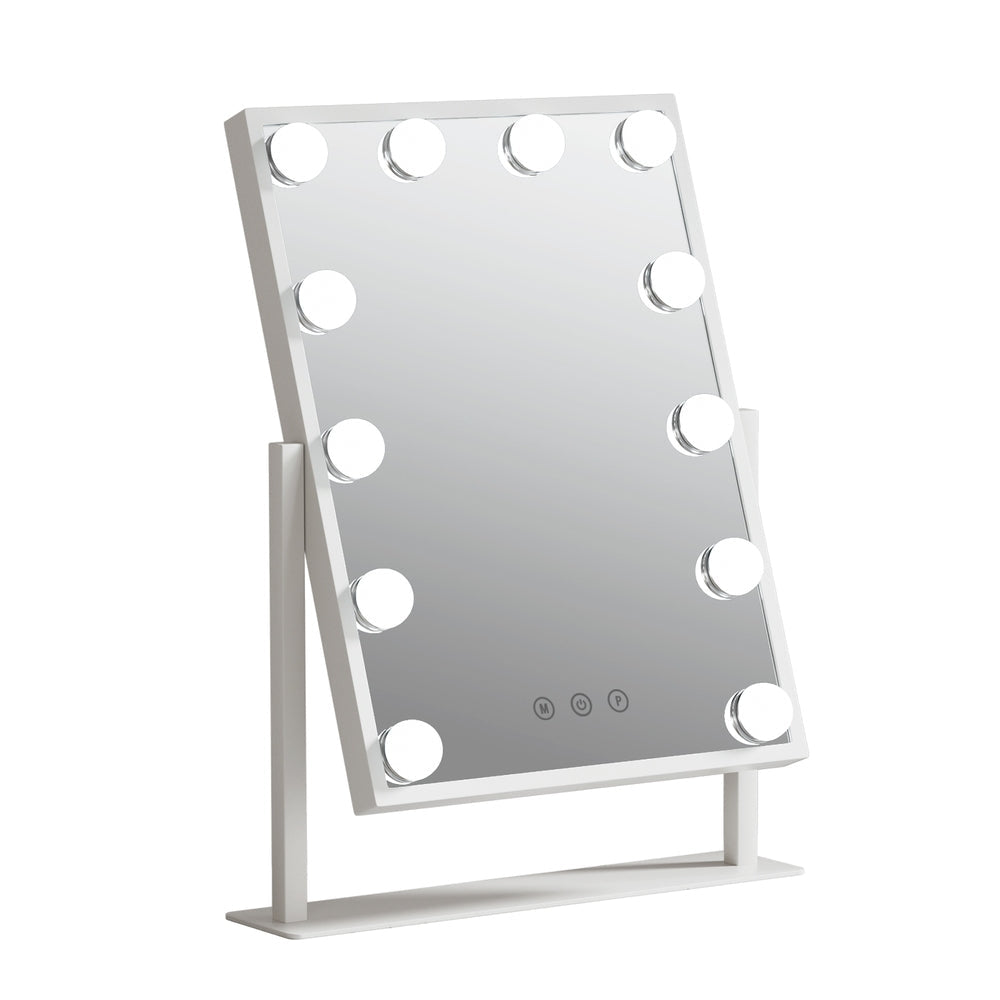 Embellir Makeup Mirror Hollywood Vanity with LED Light Rotation Tabletop