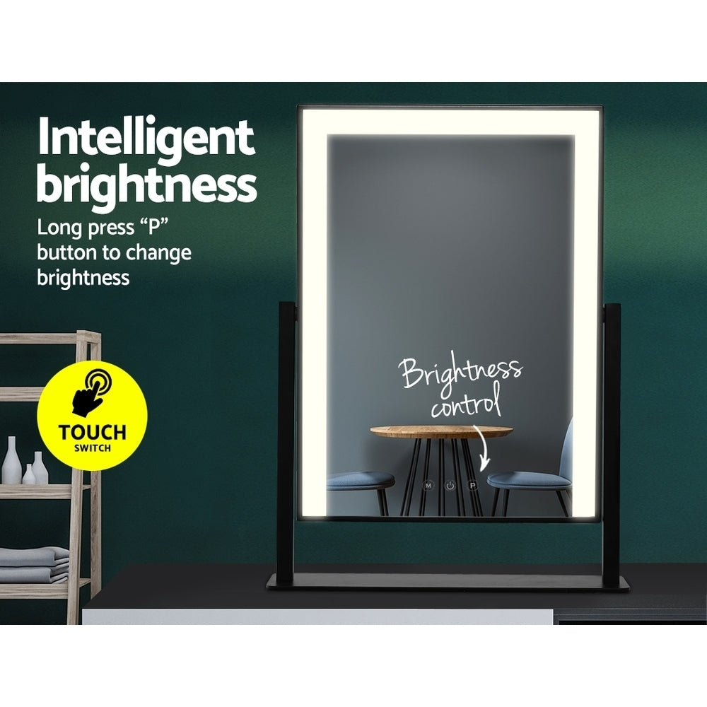 Embellir Makeup Mirror 25x30cm with LED Light Standing Mirrors