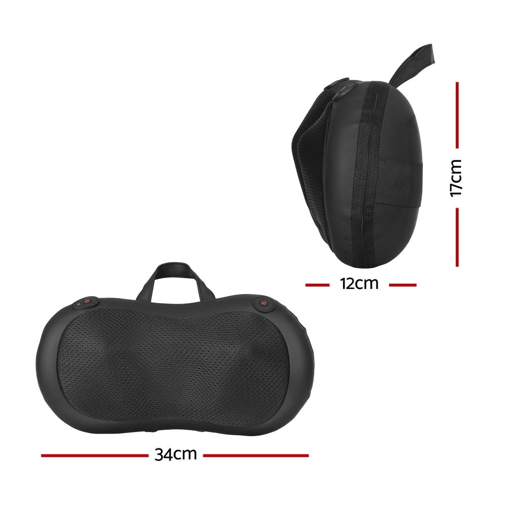 Heated Neck & Back Massager – Shiatsu Kneading Massager