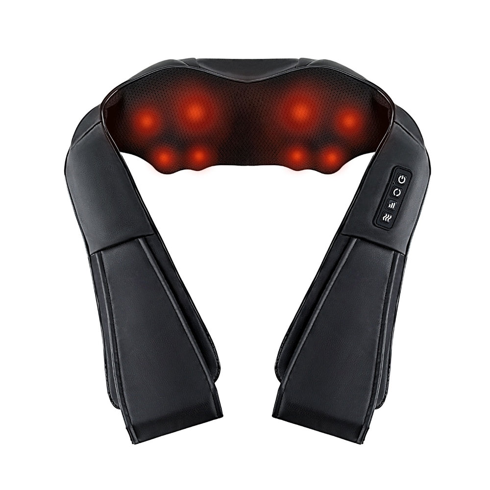 Livemor Heated Neck Massager with 8 Massage Nodes