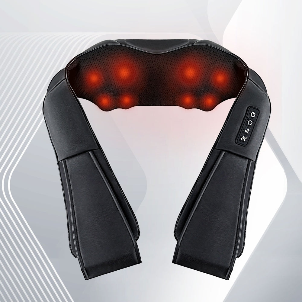 Livemor Heated Neck Massager with 8 Massage Nodes
