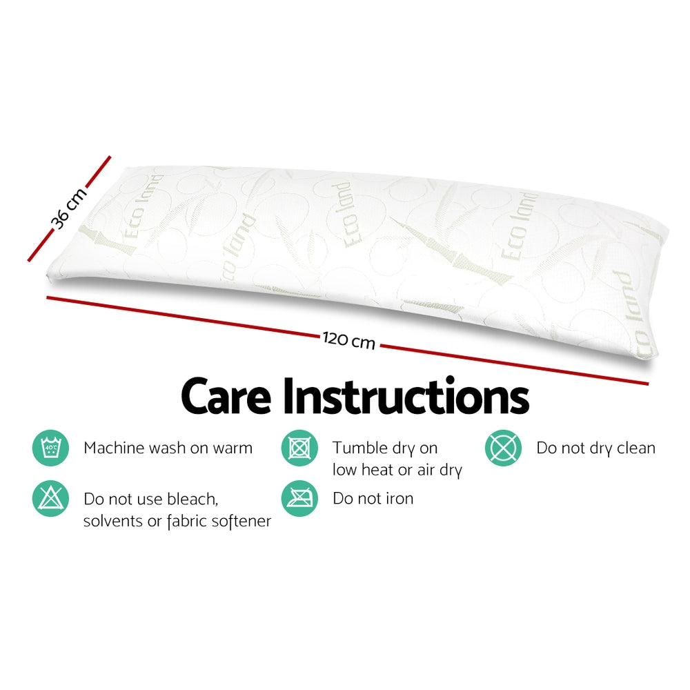 Bamboo Memory Foam Body Pillow