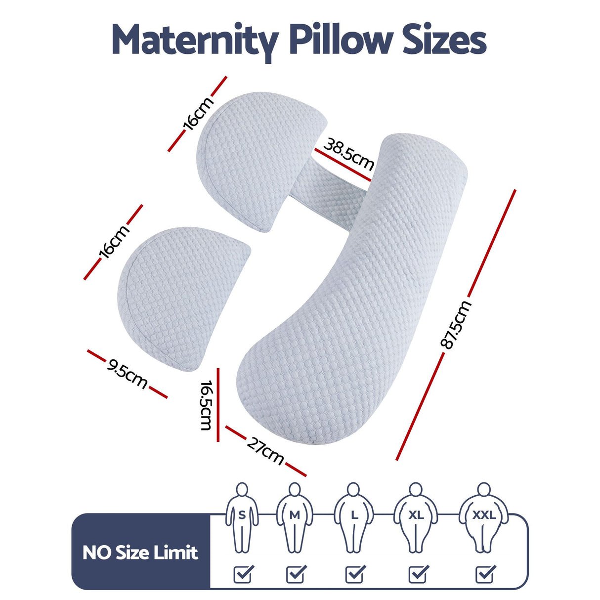 Adjustable Cooling Pregnancy Pillow