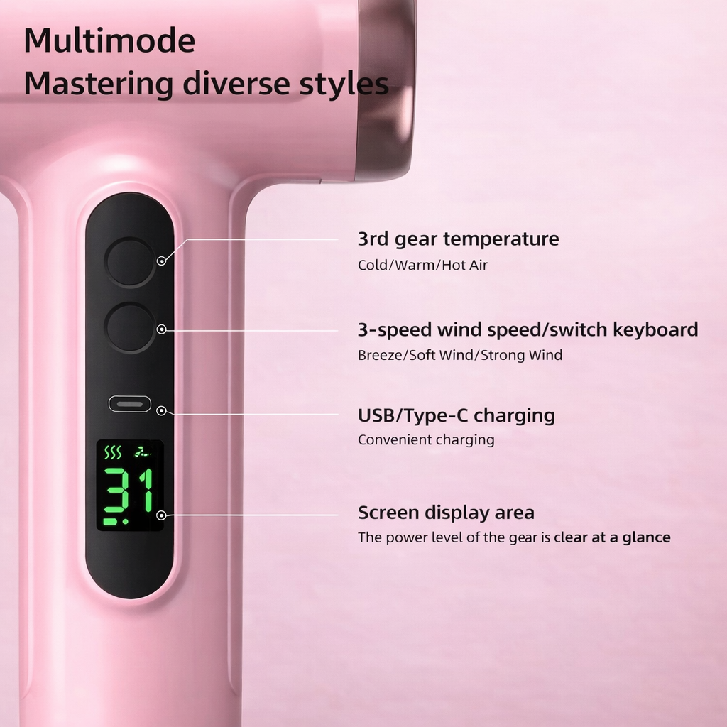 SILK ROLLA Cordless Hair Dryer