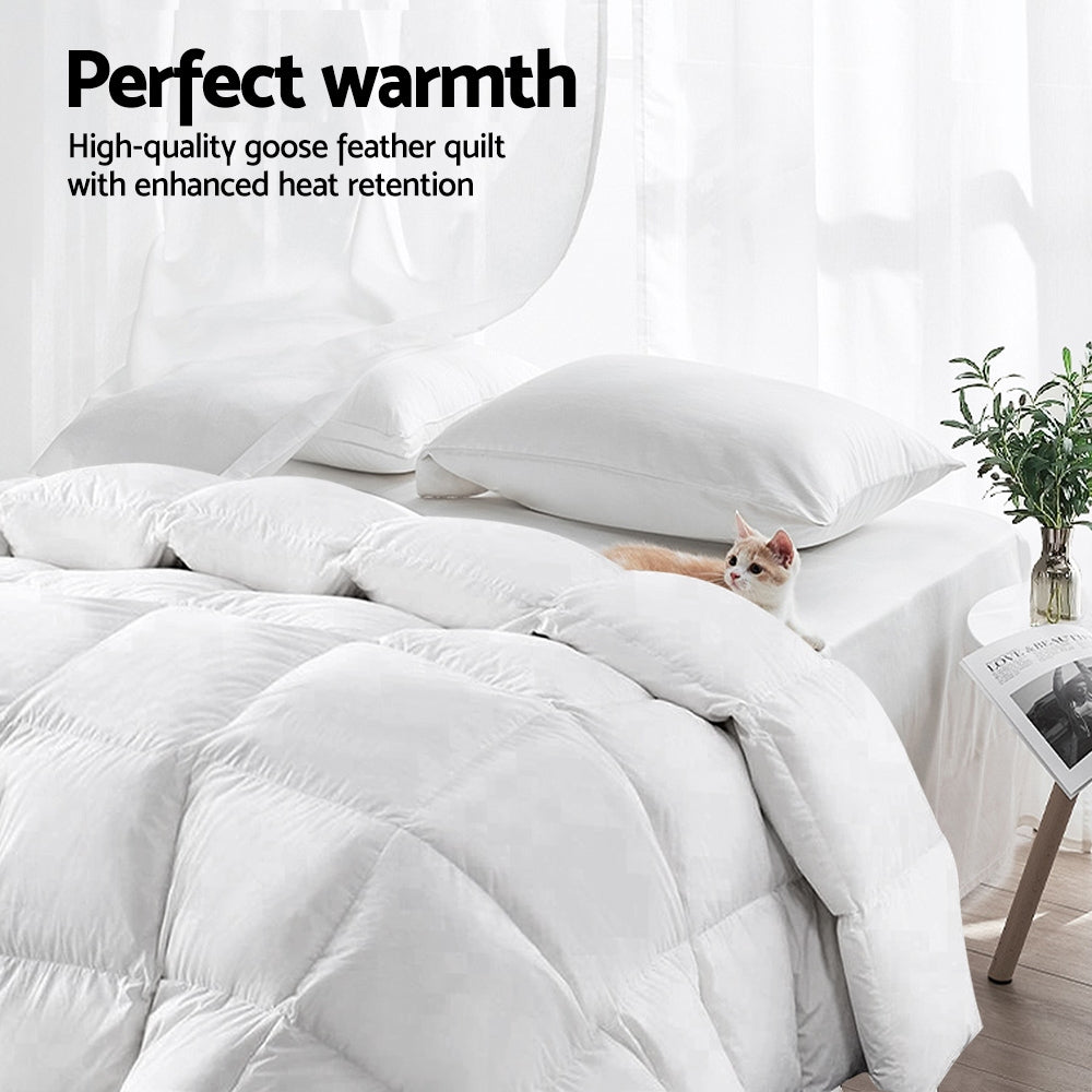 Premium Goose Down Feather Quilt