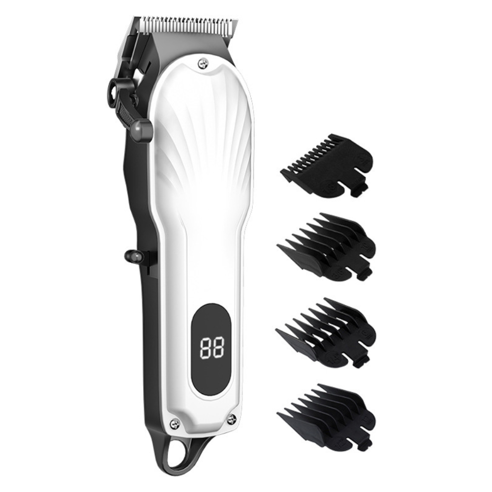Professional Cordless Hair Clipper with LED Display
