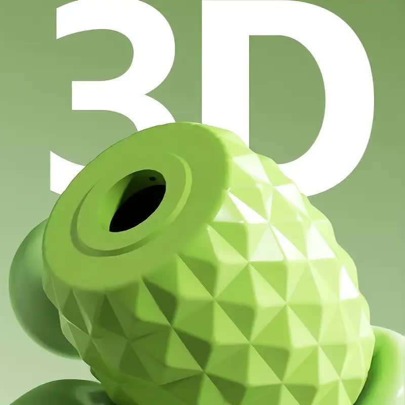 Leg & Thigh Massage Roller - 12-Wheel Fitness Tool for Calf Muscle Relief & Stretching