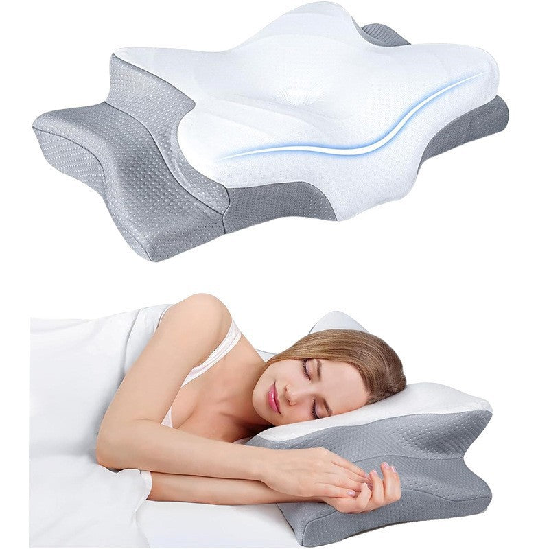 Contour Memory Foam Pillow for Neck & Shoulder Support