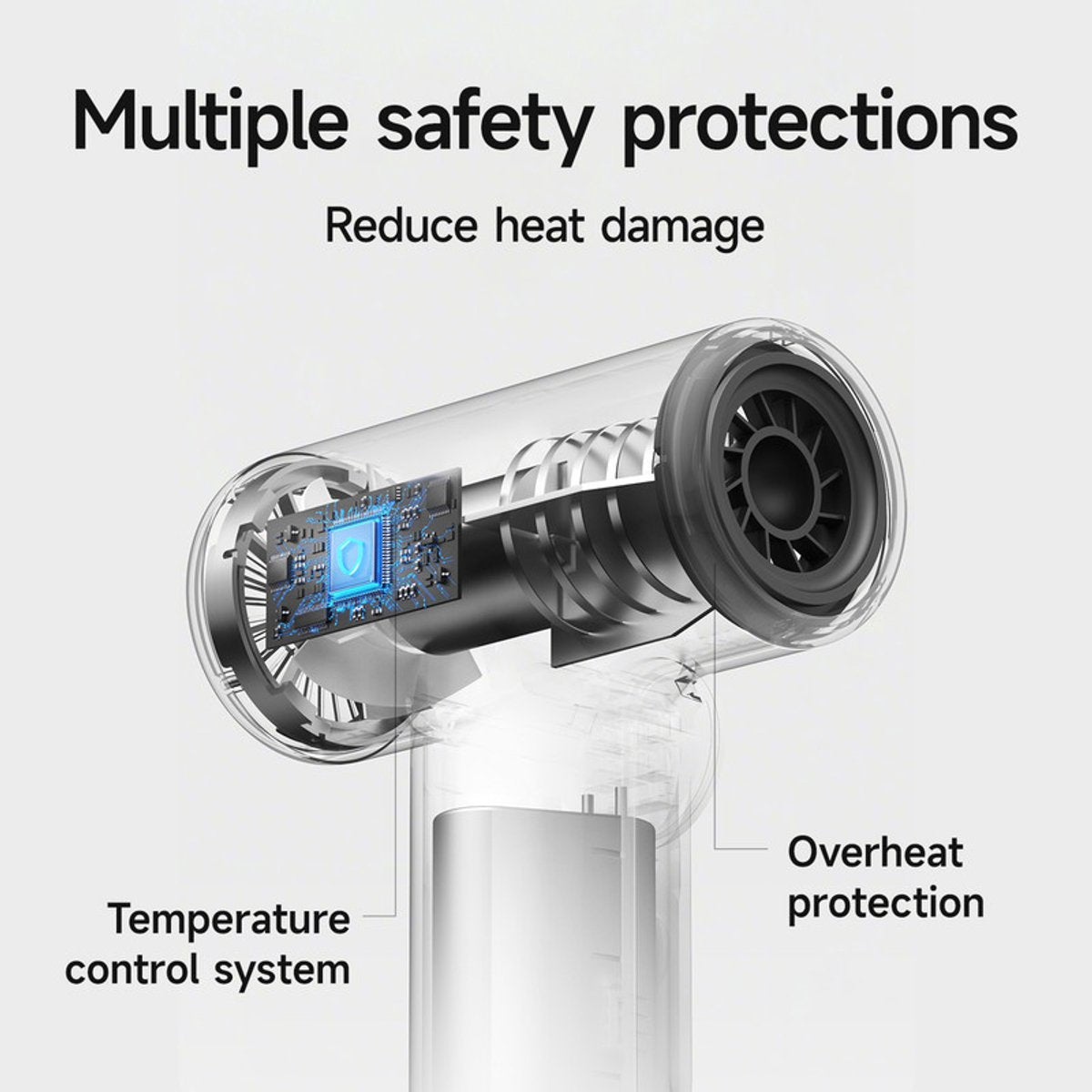 SILK ROLLA Professional Cordless Hair Dryer with LED Display