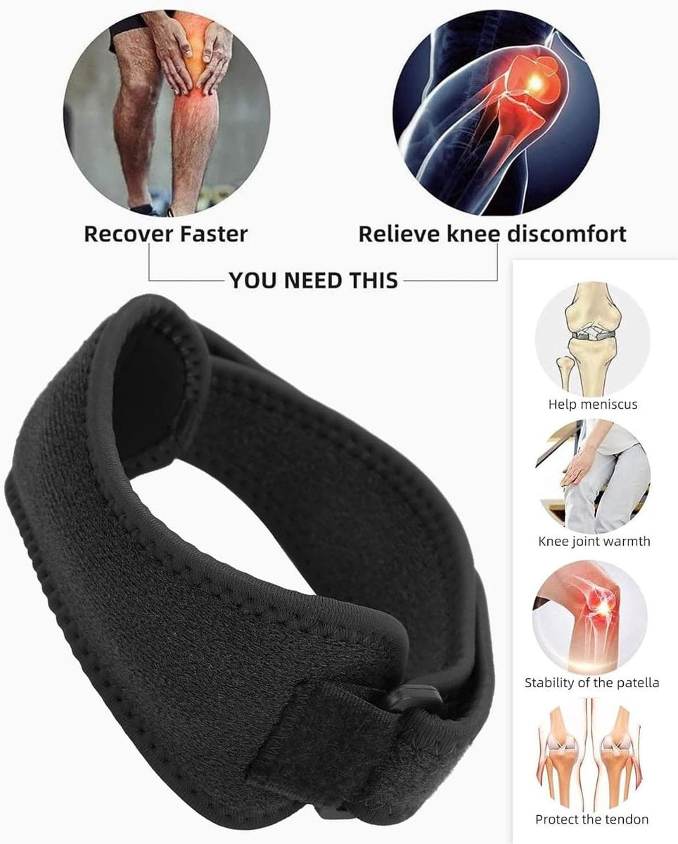 Adjustable Patella Knee Strap with Compression Support
