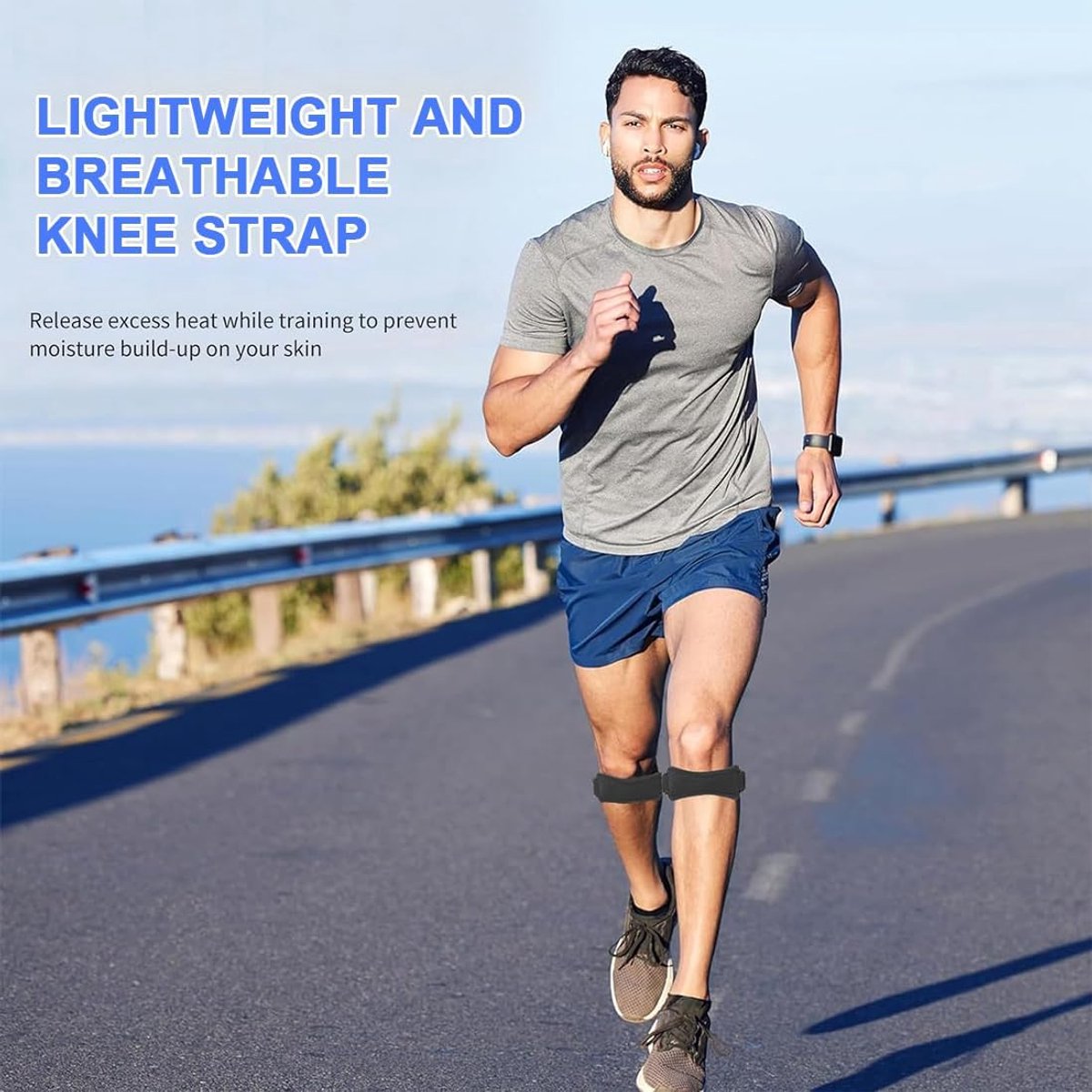 Adjustable Patella Knee Strap with Compression Support