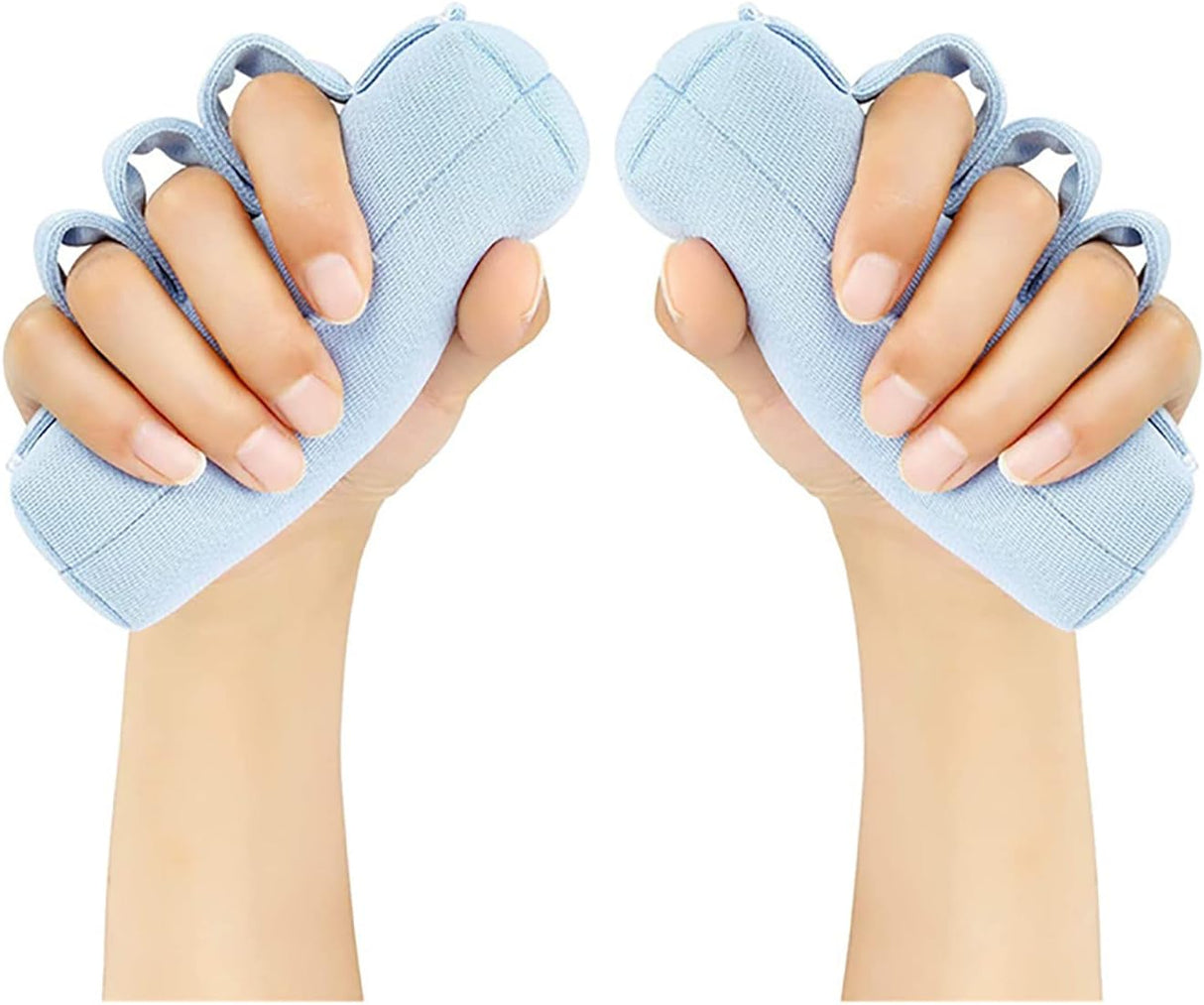 Finger Contracture Grips Cushion, Finger Splitter, Palm Anti Flaw Ulcer Pad, Anti Stick, Finger Hand Grab Bar, for bedridden Old Man,The Disabled Care and Rehabilitation Training 2-pcs