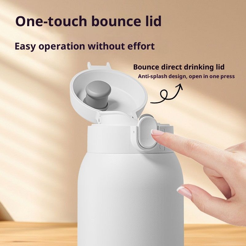 Portable Bottle Warmer 16.9oz Bottle Warmer for Travel, Fast Heating for Breast Milk Formula & Water, Long Battery Life &Large Capacity, Suitable for Baby Outdoor