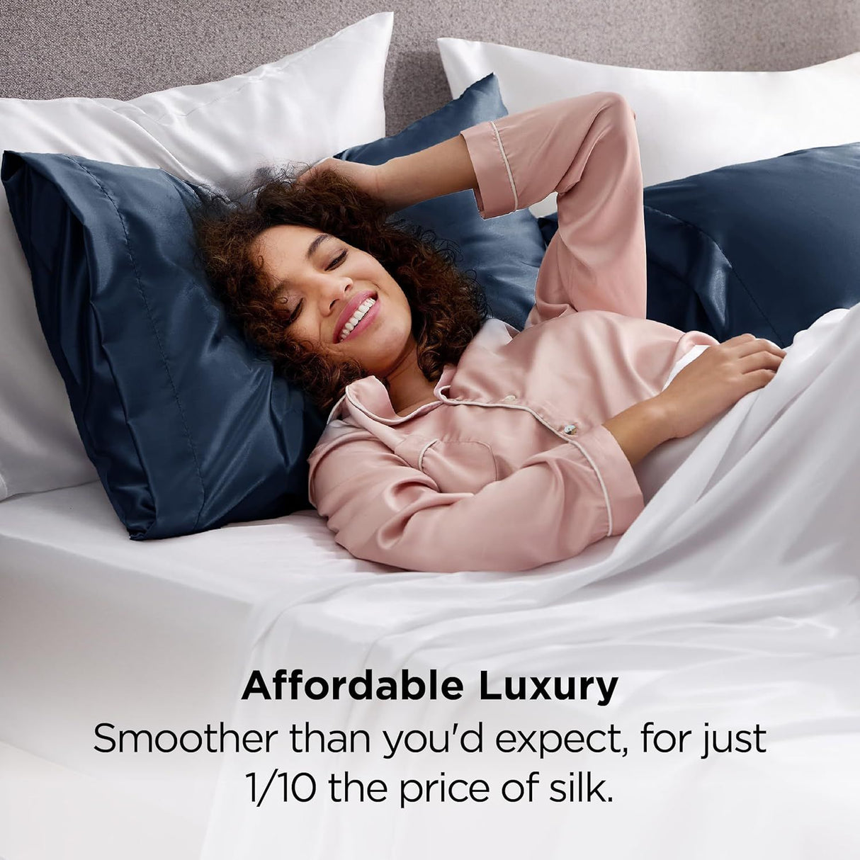 Mulberry Silk Pillowcase for Hair & Skin - 2 Pack