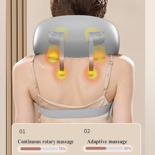 Neck & Shoulder Massager with Heat - 5D Deep Kneading Electric Pain Relief Device