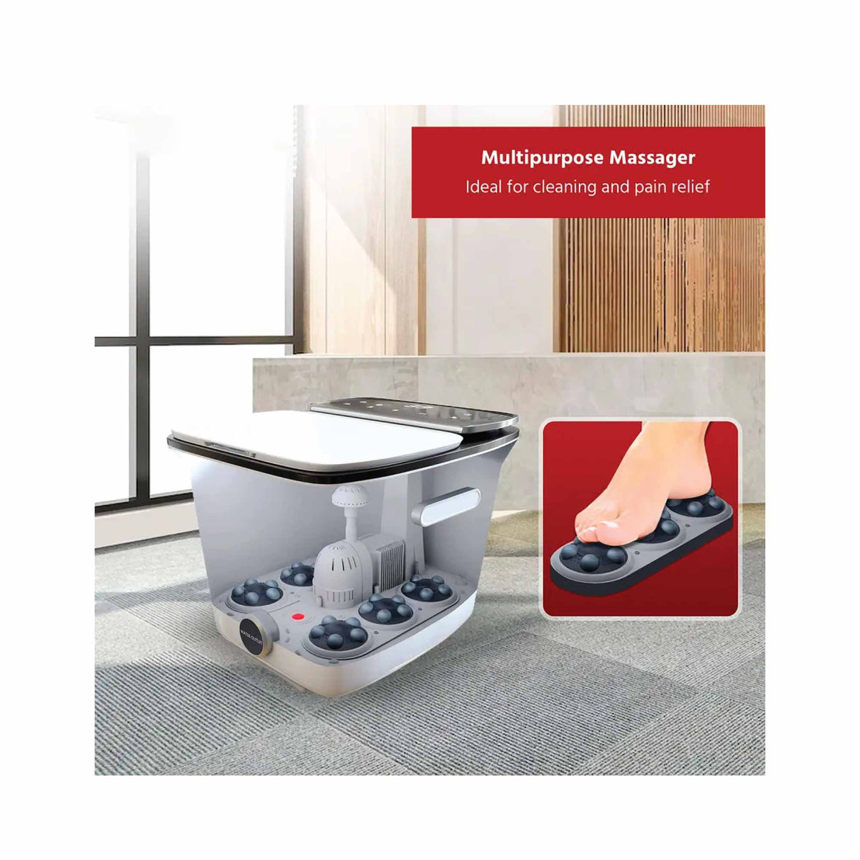 Automatic Heating Foot Spa Massager