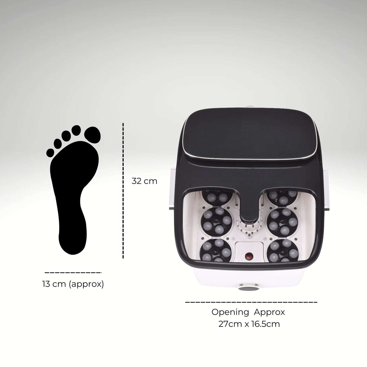 Automatic Heating Foot Spa Massager