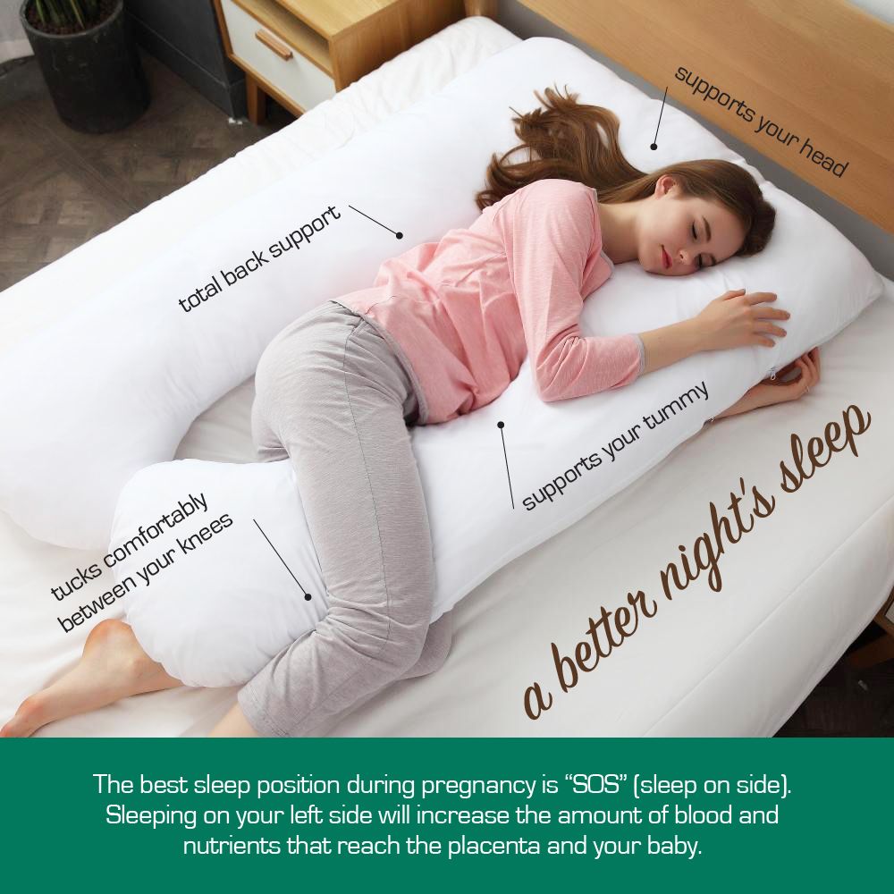 Bamboo Full Body Pregnancy Pillow