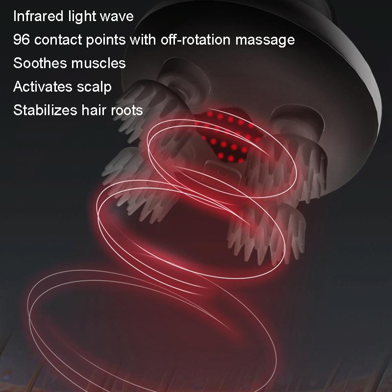 Wireless Smart Head Massager - Deep Scalp Kneading for Stress Relief & Relaxation