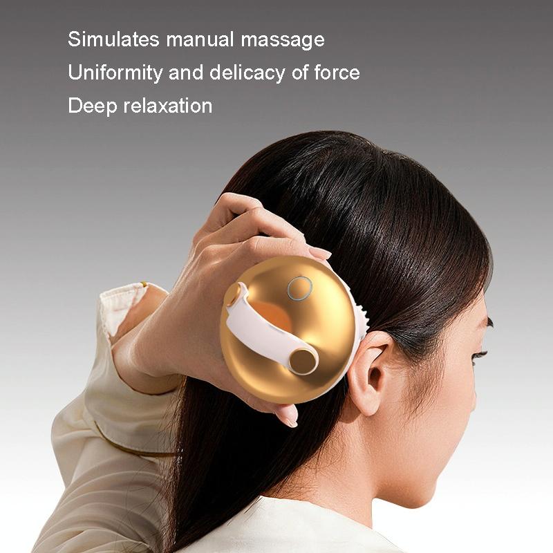 Wireless Smart Head Massager - Deep Scalp Kneading for Stress Relief & Relaxation
