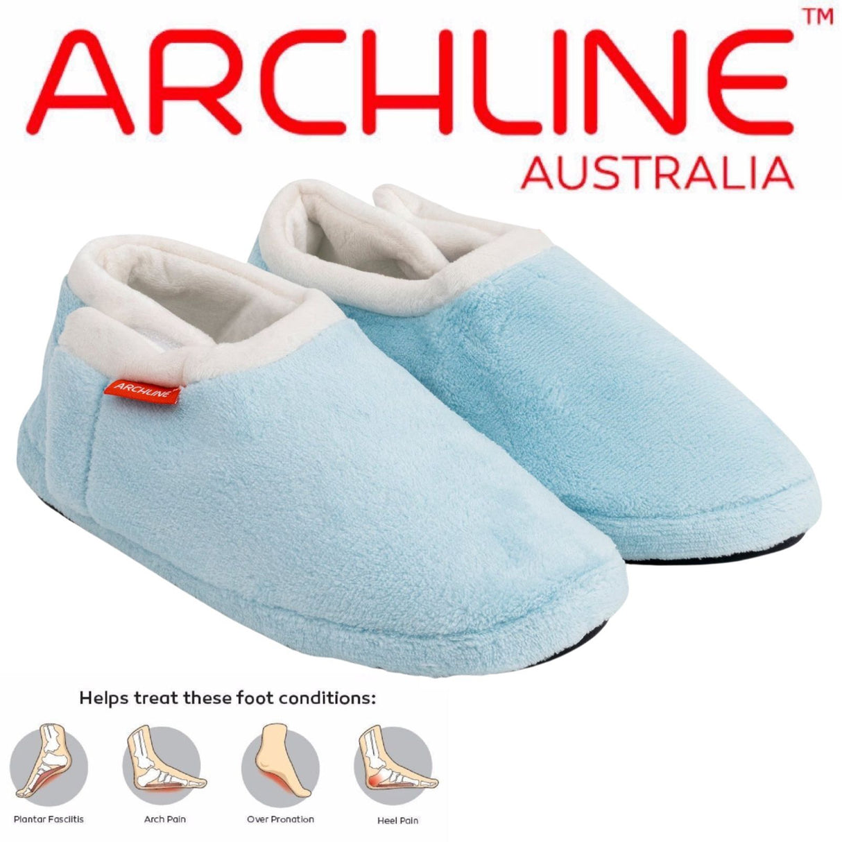 ARCHLINE Orthotic Slippers Closed Scuffs Pain Relief Moccasins