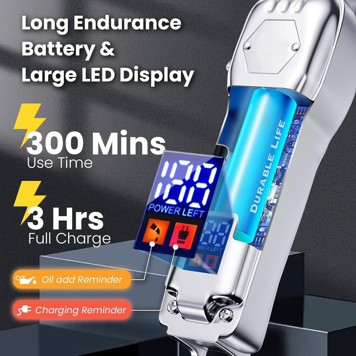 Professional Rechargeable Hair Clipper