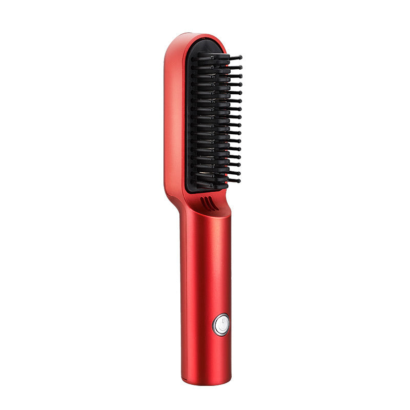 SILK ROLLA Wireless Ceramic Hair Straightener Brush