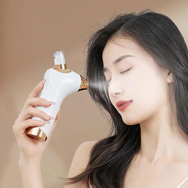 Portable Oxygen Injector for Face Hydration and Skin Rejuvenation