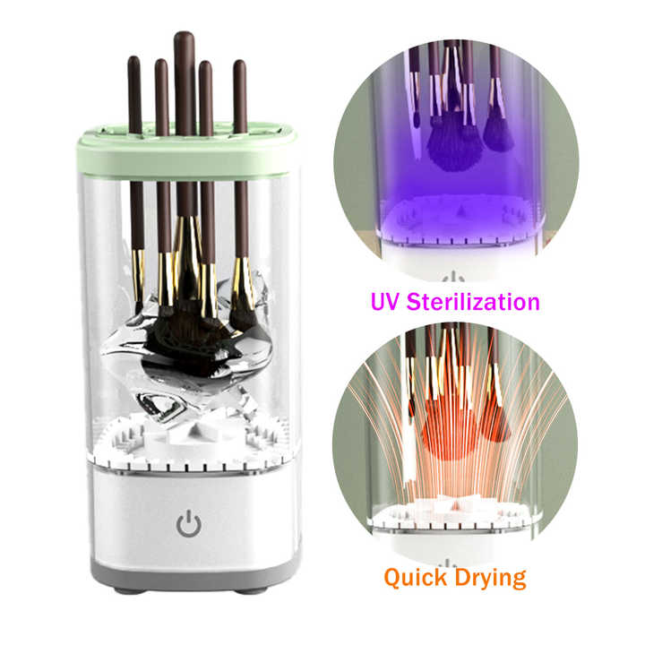 Electric Makeup Brush Cleaner and Dryer with UV Sterilisation