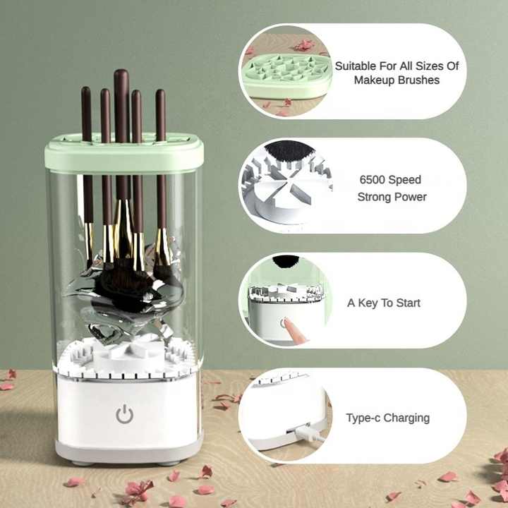 Electric Makeup Brush Cleaner and Dryer with UV Sterilisation