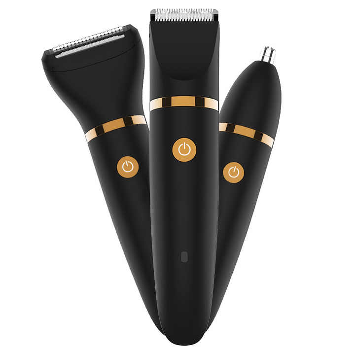 3-in-1 Rechargeable Electric Hair Trimmer Set for Men