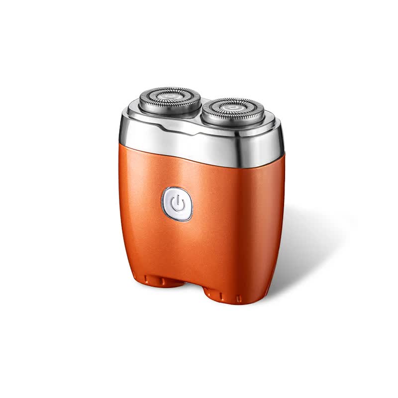 Portable Dual-Head Electric Shaver - Compact Rechargeable Razor for Men