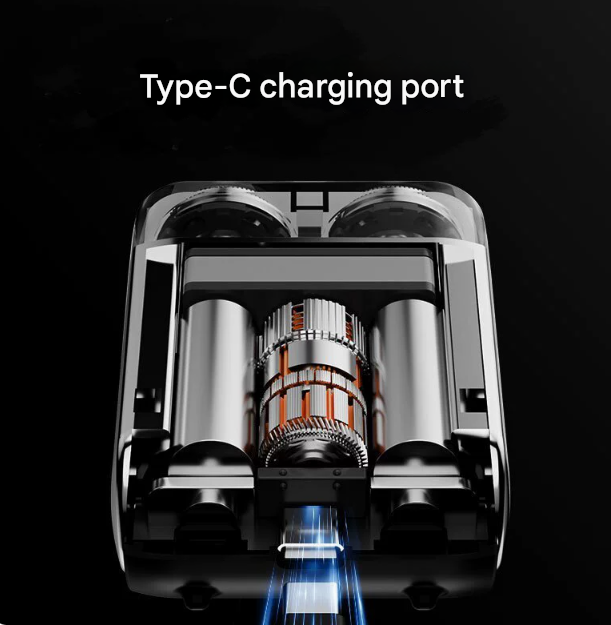 Rechargeable Electric Shaver with Digital Display