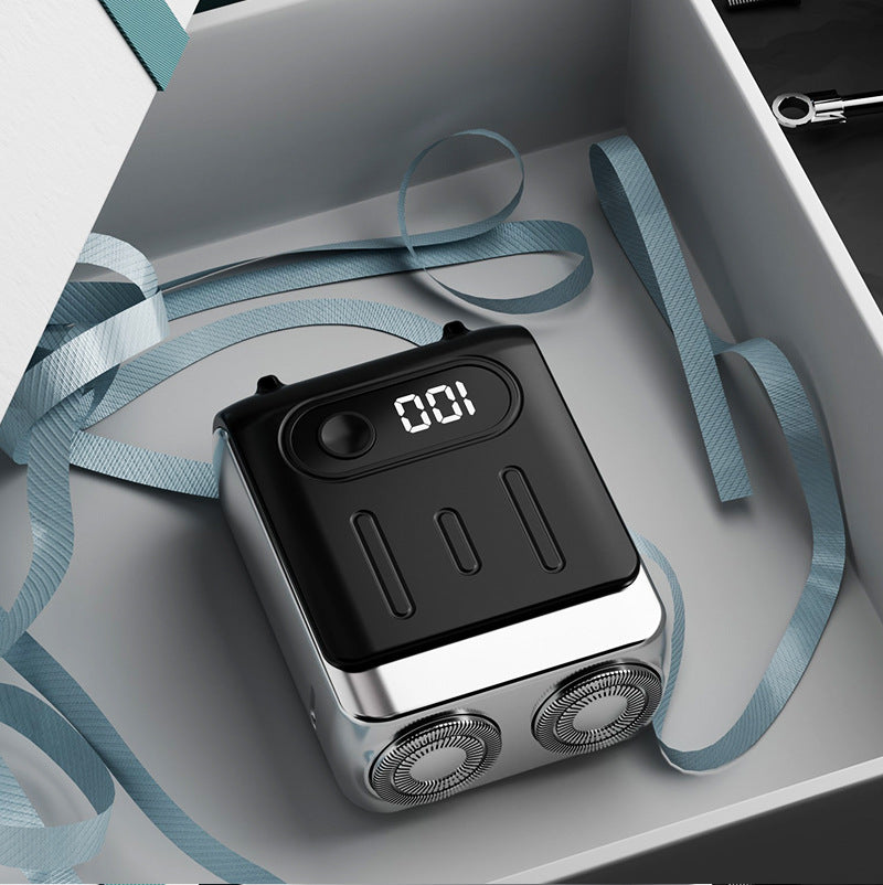 Rechargeable Electric Shaver with Digital Display